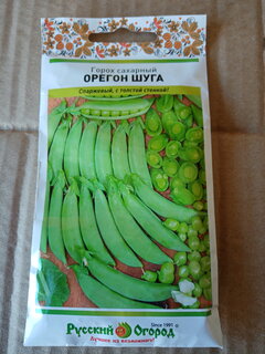 Семена Горох, Орегон Шуга, 8 г, цветная упаковка, Русский огород - фото 1 от пользователя