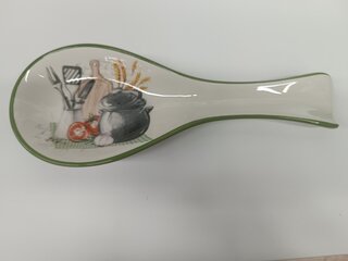 Подставка для ложки, доломит, фигурная, 24.7х9 см, Daniks, Comely - фото 2 от пользователя