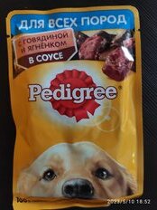 Корм для животных Pedigree, 85 г, для взрослых собак, говядина и ягненок, F5864 - фото 9 от пользователя