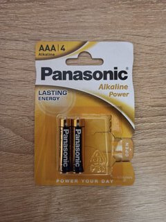 Батарейка Panasonic, ААА (LR03, 24A), Alkaline Power, щелочная, 1.5 В, блистер, 4 шт - фото 2 от пользователя