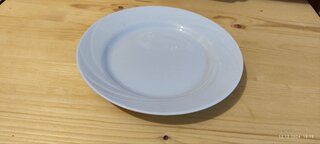 Тарелка десертная, фарфор, 20 см, круглая, Голубка Белье, Добрушский фарфоровый завод, 0С0582Ф34 - фото 9 от пользователя