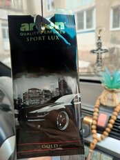 Ароматизатор в машину подвесной, сухой, Areon, Sport lux, в ассортименте, 704-411-SL1/704-411-SL3 - фото 6 от пользователя