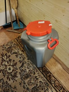Канистра-бочка пластик, 50 л, с ручками, в ассортименте, М8331, Эконом, Альтернатива - фото 9 от пользователя