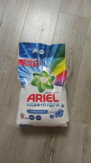 Стиральный порошок Ariel, 3 кг, автомат, для цветного белья, Ленор Эффект Воздушная свежесть - фото 4 от пользователя