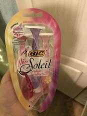 Станок для бритья Bic, Miss Soleil Color, для женщин, 4 шт, одноразовые, 931539 - фото 2 от пользователя