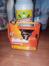 Сменные кассеты для бритв Gillette, Fusion, для мужчин, 4 шт, 81372251 - фото 7 от пользователя