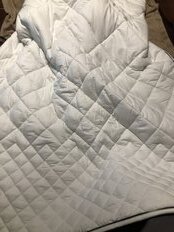 Одеяло 1.5-спальное, 140х205 см, Hotel collection, Файбер 100% полиэстер, 350 г/м2, зимнее, чехол 100% хлопок, кант, IVVA - фото 6 от пользователя