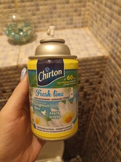 Освежитель воздуха Chirton, 250 мл, Fresh Line Лазурный Бриз, сменный, сухое распыление, 12,50 - фото 3 от пользователя