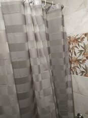 Штора для ванн 200х180 см, Peva, Полосы, капучино, STSC2828C - фото 6 от пользователя