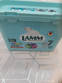 Капсулы для стирки Lamm, Color, для цветного белья, 12 шт, 15 г - фото 2 от пользователя