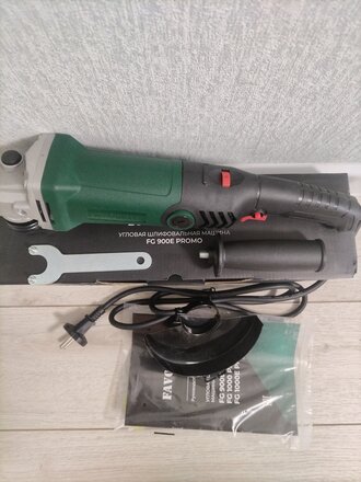 Угловая шлифовальная машина Favourite, FG 900E PROMO, 900 Вт, 125 мм, регулировка оборотов, 106105900 - фото 7 от пользователя