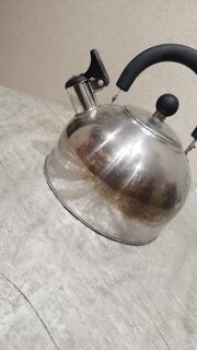 Чайник нержавеющая сталь, 2.5 л, со свистком, зеркальный, Катунь, Кухня, в ассортименте, КТ-105/КТ-105В - фото 3 от пользователя