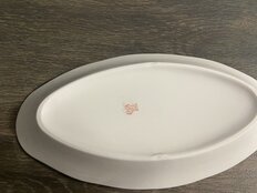 Селедочница керамика, овальная, 12.8х25х3.2х25 см, Идиллия, Добрушский фарфоровый завод, 7С1546Ф34 - фото 3 от пользователя