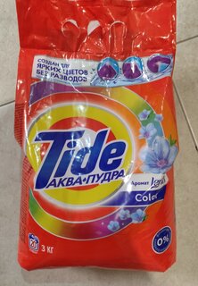 Стиральный порошок Tide, 3 кг, автомат, для цветного белья, Color 2 в 1 - фото 1 от пользователя