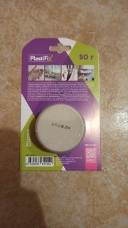 Замазка сантехническая, 50 г, PlastiFix - фото 1 от пользователя