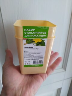 Набор стаканчиков для рассады 6 шт, 460 мл, в ассортименте, Радиан - фото 1 от пользователя