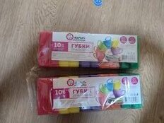 Губка для посуды, 10 шт, Standart, Марья Искусница, в ассортименте - фото 3 от пользователя