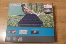 Матрас надувной Bestway, 188х99х22 см, 67001/010164BW, без насоса, флокированный, ортопедический, 150 кг - фото 7 от пользователя