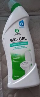 Чистящее средство для сантехники, Grass, WC-gel, гель, 750 мл - фото 5 от пользователя