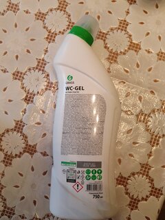 Чистящее средство для сантехники, Grass, WC-gel, гель, 750 мл - фото 2 от пользователя