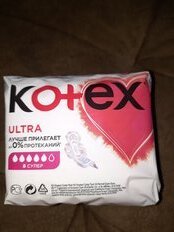 Прокладки женские Kotex, Ultra Dry&amp;Soft Super, 8 шт, 4424 - фото 2 от пользователя