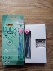 Станок для бритья Bic, Click Sensitive, для женщин, 3 лезвия, 2 сменные кассеты, 921402 - фото 2 от пользователя