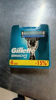 Сменные кассеты для бритв Gillette, Mach3, для мужчин, 6 шт - фото 1 от пользователя