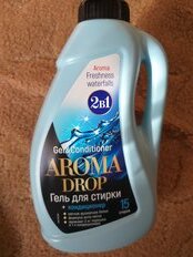 Гель для стирки Aroma Drop, 1 л, универсальный, Свежесть водопада 2 в 1 - фото 5 от пользователя