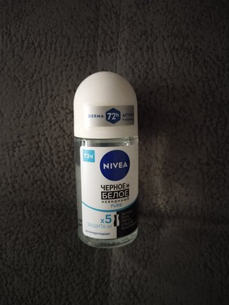 Дезодорант Nivea, Невидимая защита для черного и белого антиперспирант, женский, ролик, 50 мл - фото 4 от пользователя