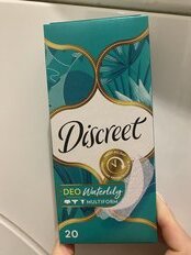 Прокладки женские Discreet, Deo Water Lily Single, ежедневные, 20 шт - фото 3 от пользователя