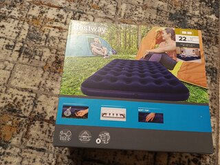 Матрас надувной Bestway, 203х152х22 см, 67003, без насоса, флокированный, ортопедический, 300 кг - фото 7 от пользователя