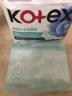Прокладки женские Kotex, Bio-Care, ночные, 6 шт, 9426151 - фото 3 от пользователя