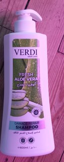 Шампунь Verdi, Восстанавливающий, для поврежденных волос, 600 мл, с алоэ вера - фото 2 от пользователя