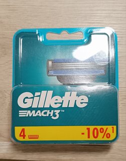 Сменные кассеты для бритв Gillette, Mach3, для мужчин, 4 шт - фото 2 от пользователя