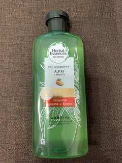 Шампунь Herbal Essences, Защита цвета и блеск Алоэ/Манго, для окрашенных волос, 380 мл - фото 5 от пользователя