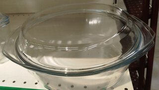Кастрюля стекло, 29х25х10.4 см, 2.5 л, круглая, с крышкой, Горница, К1251К - фото 3 от пользователя