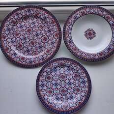 Тарелка суповая, фарфор, 21.5 см, круглая, Мавритания, B0943-A06948 - фото 3 от пользователя