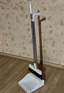 Набор для уборки 90х25 см, совок для мусора, щетка, белый, Марья Искусница, A260064 - фото 7 от пользователя