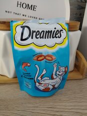 Корм для животных Dreamies, 60 г, для кошек, лакомство, лосось, 52352 - фото 9 от пользователя