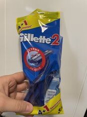 Станок для бритья Gillette, для мужчин, 2 лезвия, 5 шт, одноразовые - фото 1 от пользователя