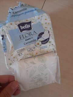 Прокладки женские Bella, Flora Camomile, 10 шт, с экстрактом ромашки, BE-012-RW10-099 - фото 6 от пользователя