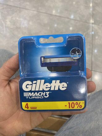Сменные кассеты для бритв Gillette, Mach3 Turbo, для мужчин, 4 шт - фото 3 от пользователя