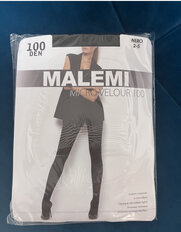 Колготки Malemi, Micro Velour, 100 DEN, р. 2, nero/черные, с шортиками и прозрачным мыском, 12 525 - фото 8 от пользователя