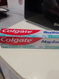 Зубная паста Colgate, МаксБлеск, 100 мл - фото 2 от пользователя