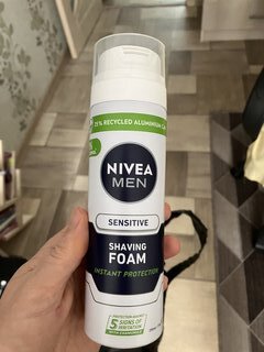 Пена для бритья, Nivea, для чувствительной кожи, 200 мл, 81720 - фото 2 от пользователя