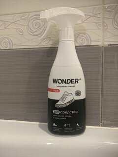 Средство для чистки обуви и кроссовок Wonder Lab, 550 мл - фото 4 от пользователя
