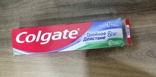 Зубная паста Colgate, Тройное действие, 100 мл - фото 3 от пользователя