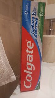 Зубная паста Colgate, Тройное действие, 100 мл - фото 4 от пользователя