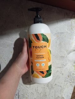 Гель для душа Touch For You, Манго-папайя, 1 л, парфюмированный - фото 2 от пользователя