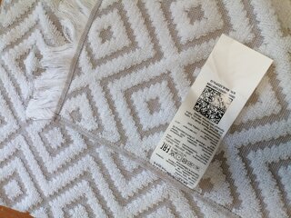 Полотенце банное 50х90 см, 100% хлопок, 500 г/м2, Бахор, серо-голубое, Узбекистан - фото 7 от пользователя
